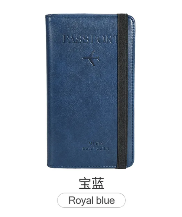 Secure Travels Leather Passport Case